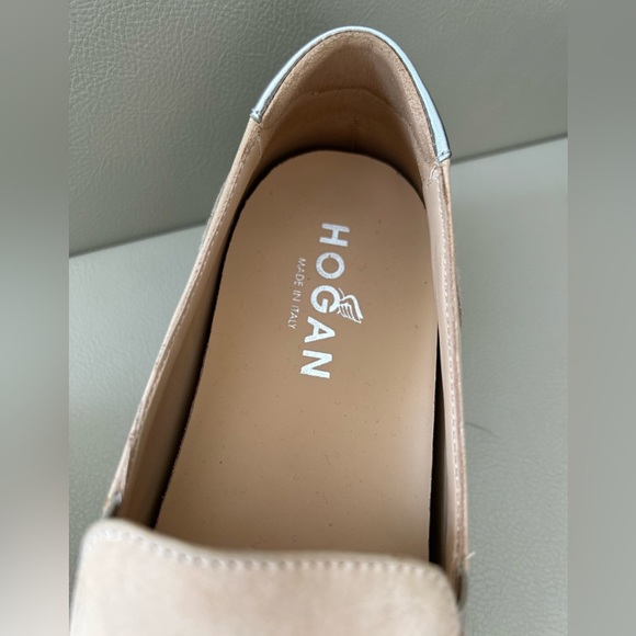 Hogan pre owned leather flats in base - Picture 4 of 8